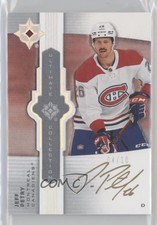 2021-22 Upper Deck Ultimate Collection Emblems Platinum 4/10 Jeff Petry Auto 2d8