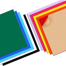 Lot de 10 plaques acryliques - Plaques colorées pour bricolage, bijoux