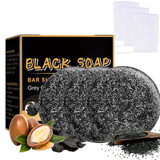 3PCS Gray Hair Reverse Bar, Mane Grey Hair Reverse Bar Shampoo, Natural Black