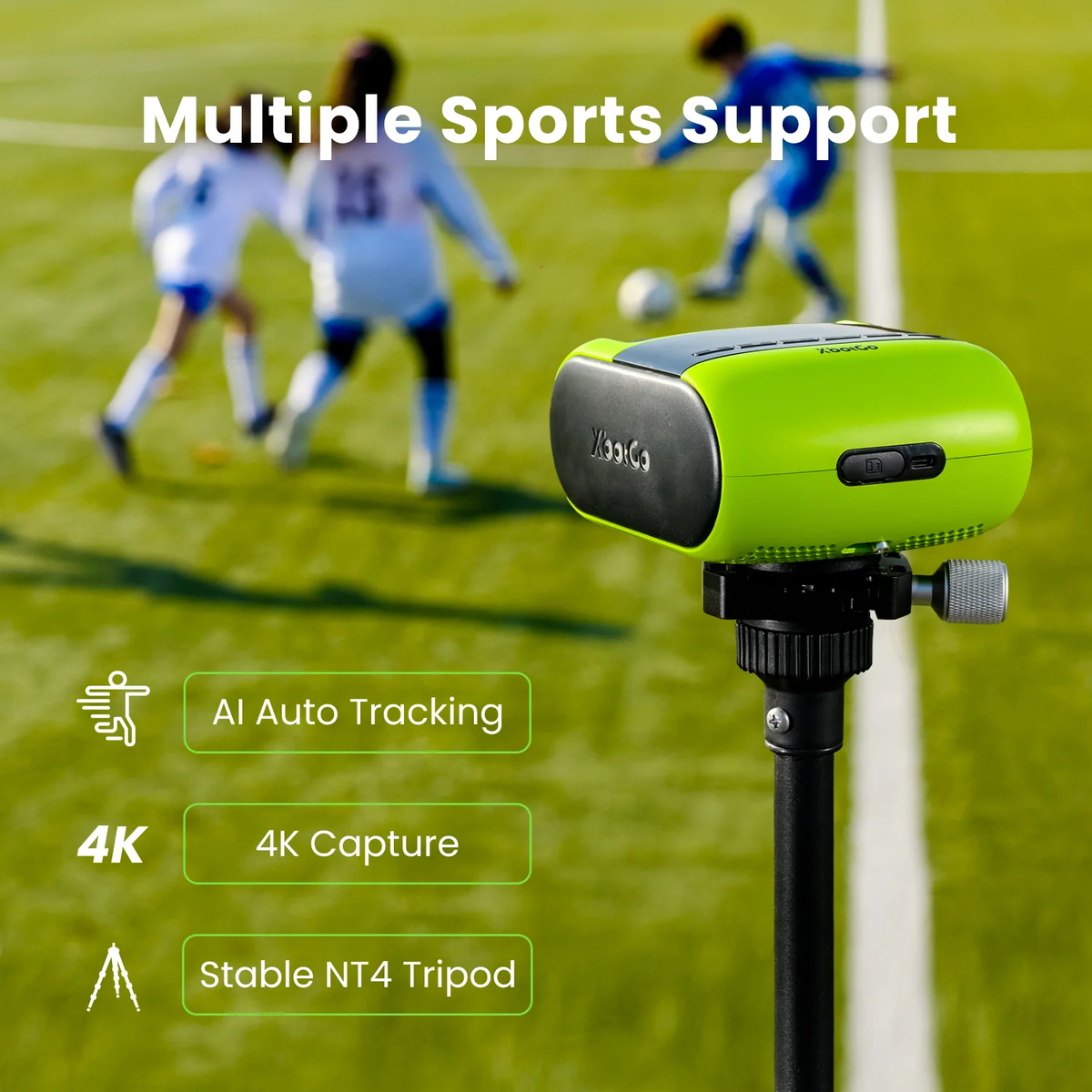 XbotGo Falcon AI Auto Tracking 4K Sports Camera Multi-Platform 
