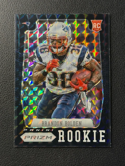 1/1 Brandon Bolden 2012 Panini Prizm #240 Rookie Black Finite RC 1/1 Patriots