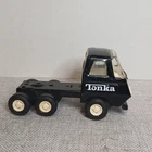 Vintage 1970's Mini Tonka Toy Car Hauler Black Truck Only 55010