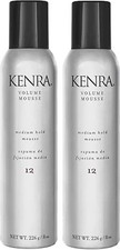2 Pack Kenra Volume Hair Mouse 12 Medium Hold 8 oz