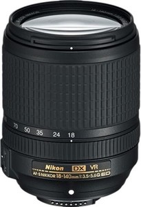 Nikon AFS DX Nikkor 18-140mm F3.5-5.6 VR Photography Camera Lens