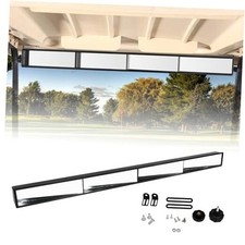 Universal Golf Cart 4 Panel Rear View Mirror for EZGO Club Car Yamaha, 35.8"
