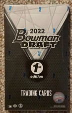 1 - 2022 Bowman DRAFT MLB Baseball 1st Edition Hobby Box Topps - NEW SEALED
