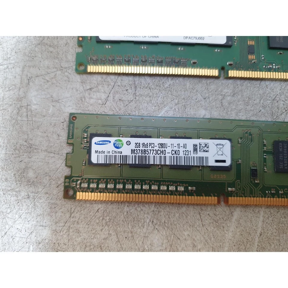 Set of Samsung & Micron Desktop Memory Module (2GB & 4GB) DDR3 RAM PC3-12800 - Image 3 of 4