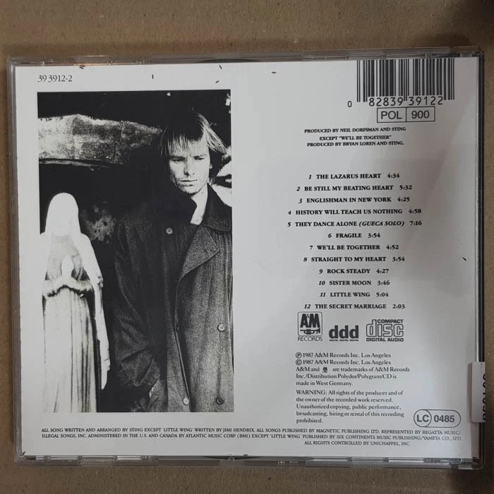 STING Nothing Like The sun WGER FULL SILVER EX/EX(CD) - Bild 4 von 4