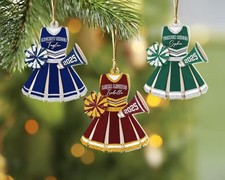 Personalized Cheerleading Ornament, Cheer Team Gift, Christmas Decoration