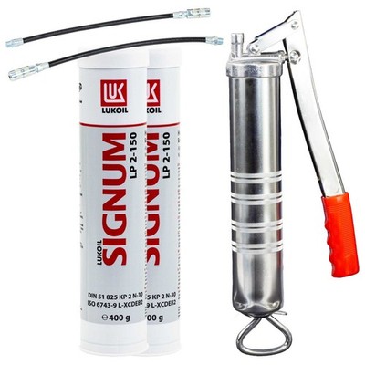 Universalfett Fett Lithium Lukoil Signum LP 2-150 2 X 400g + Fettpresse BockTec