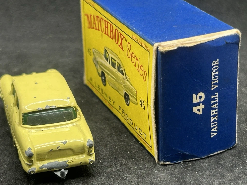 Matchbox Lesney 45 A4 Vauxhall Victor GPW in Type D1 Box - image 4 of 4