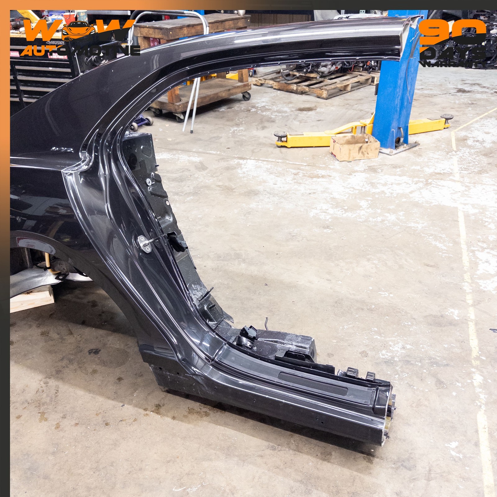 14-19 BENTLEY FLYING SPUR REAR RIGHT QUARTER PANEL BODY STRUCTURAL METAL CUT OEM