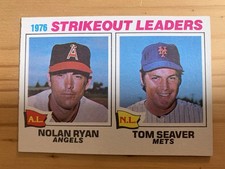 1977 Topps Nolan Ryan Tom Seaver Strikeout Leaders #6