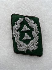 WW2 German Luftwaffe Administration Officer Collar Tab Single Bullion (EE791