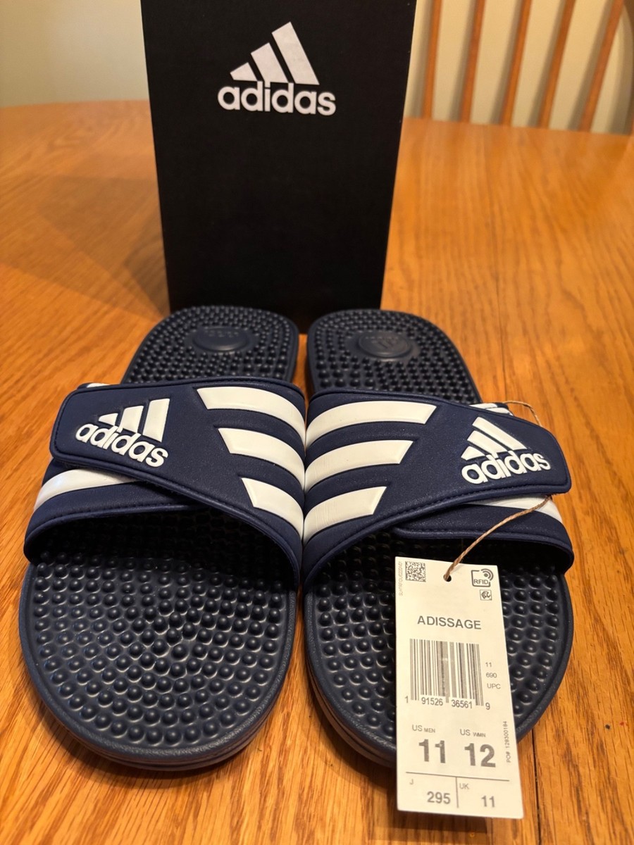 Flip Flops Adidas Adissage Blue Adidas Adissage Slides Sandal Dark