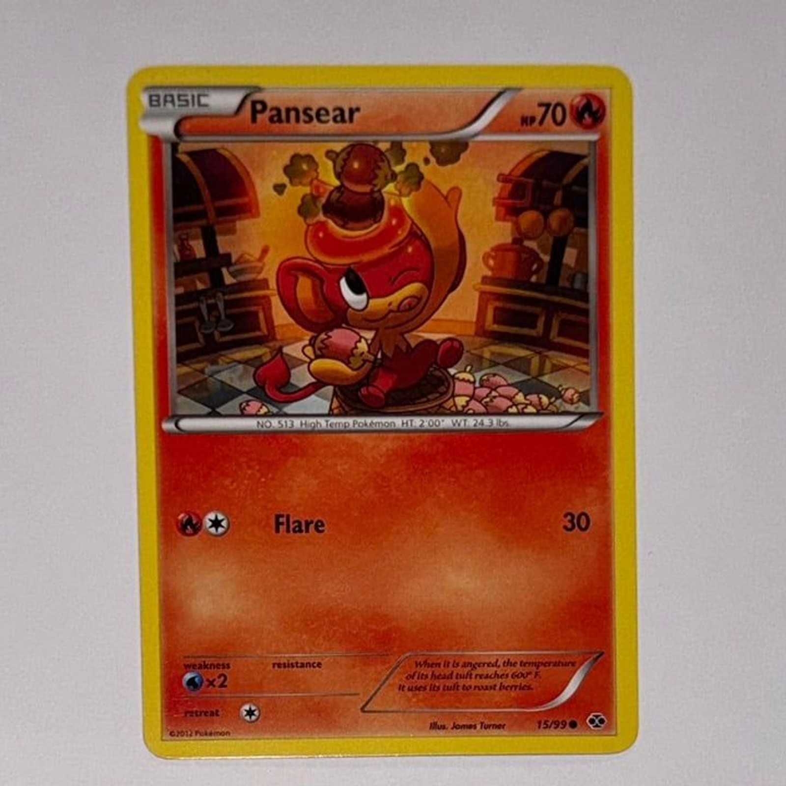Pokémon Card: Pansear 15/99 (Pokemon Next Destinies)