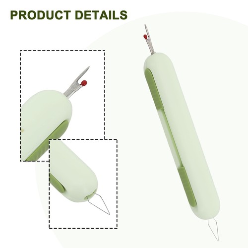 Ripper Cuciture Portatile 10,5*2*2cm ABS + Acciaio Verde/Giallo/Grigio Alta Qual - Imagen 2 de 15