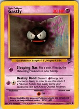 Gastly 075/130 Base Set 2 Pokemon MP Normal