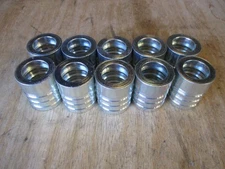 10 PACK MANULI HYDRAULIC HOSE FITTINGS 2 PIECE FERRULE  5/8" 10 PACK