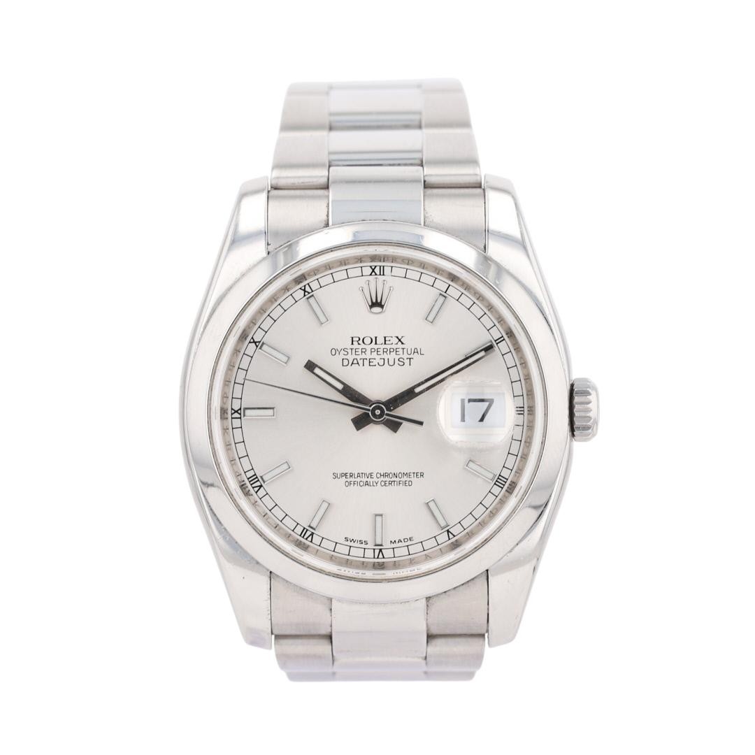 Rolex Datejust 36 Silver Dial Automatic Stainless… - image 1
