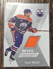 2025-26 Upper Deck Artifacts Connor McDavid NHL Remnants Jersey Card Oilers