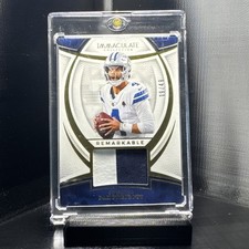 2025 Panini Immaculate Collection - Remarkable Jerseys Dak Prescott #RM-DPT /49