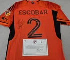 Houston Dynamo FRANCO ESCOBAR Signed Match Used Soccer Jersey 2024 Season ORANGE