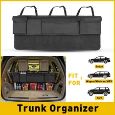 Storage Backseat Net Organizer Trunk Adjustable Hanging SeatBack Bag Car Vehicle