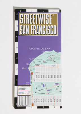 Streetwise SAN FRANCISCO Laminated City Street Map from 1986, revised 2003