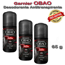 3 Pcs Garnier OBAO TATTOO Deodorant Antipersp...