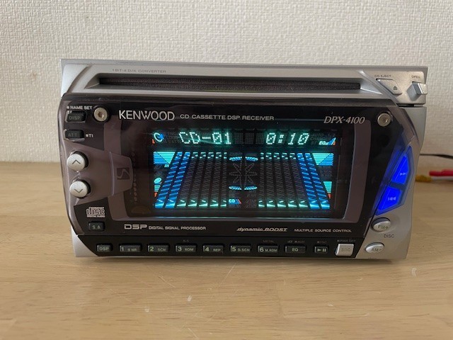 Kenwood DPX-4100 2Din Car Audio CD Cassette Player with Bluetooth
