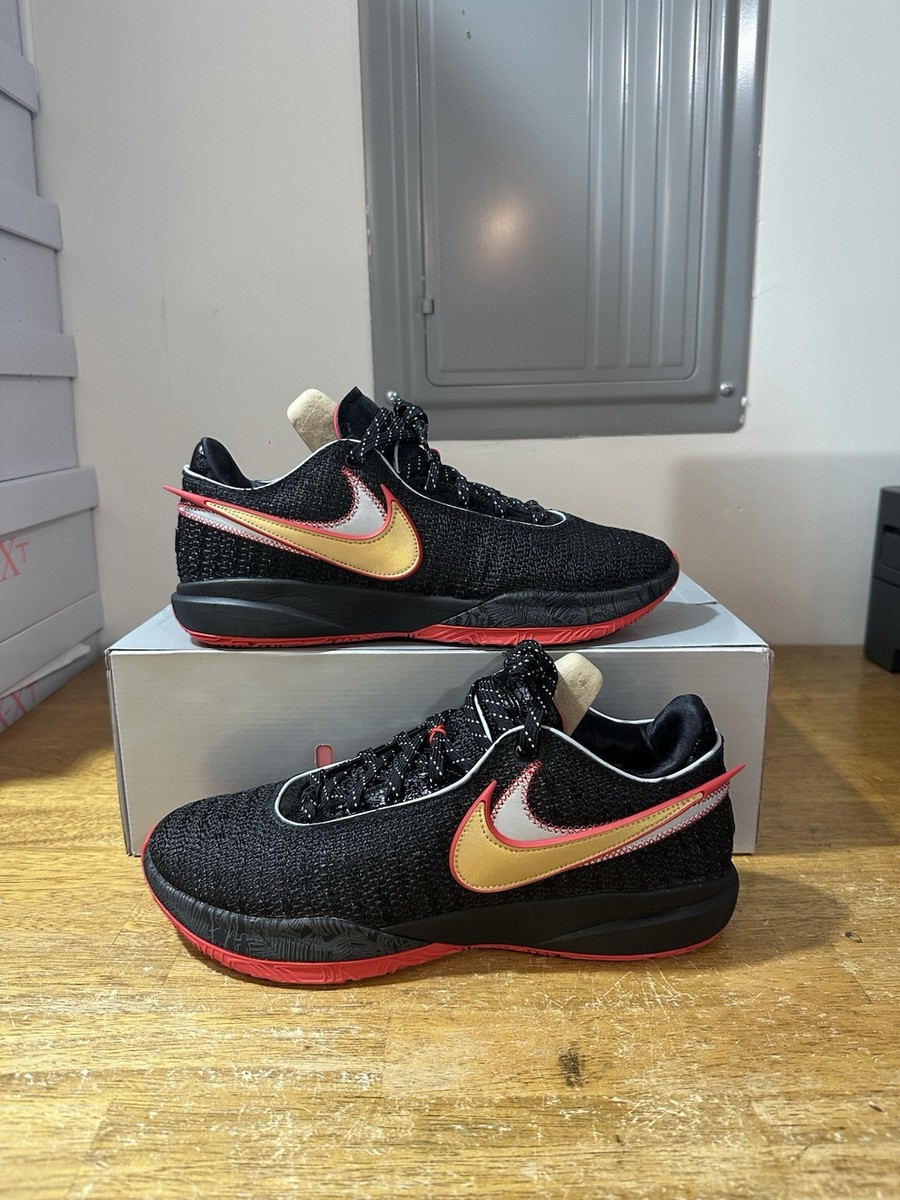 シューズ(男性用) Nike LeBron 20 \"Black/University Red\" Size 6.5 - Nike LeBron 20 XX Trinity Strive Greatness Black