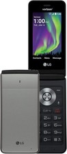 LG Exalt 4G LTE 8GB HD-Voice Flip Phone VERIZON GSM Unlocked (VN220)(Silver)