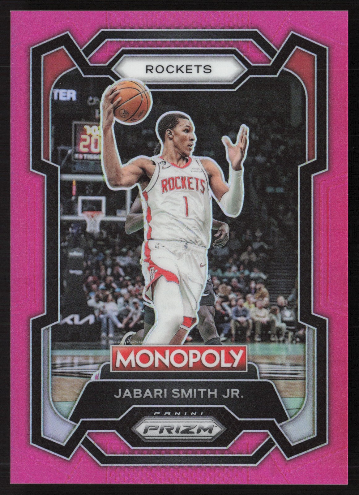 2022-23 Panini Prizm Monopoly #32 Jabari Smith Jr. Pink #/149