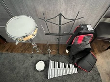 Ludwig Drum and Bells Student Combo Kit with Roller Case