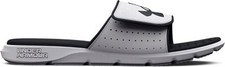 Under Armour Men's Ignite Pro Slides White/White/Black - 3026023-100, White/Whit
