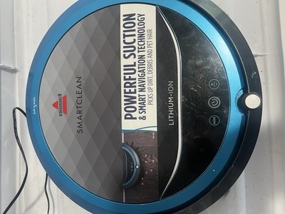 BISSELL Smart Clean LITHIUM-ION - Disco Teal/Titanium Robotic Vacuum For Parts