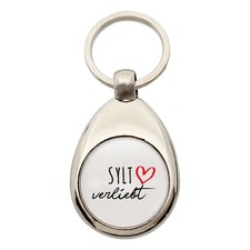 Schlüsselanhänger Sylt verliebt Geschenkidee Sylt Geschenk Präsent Mitbringsel S