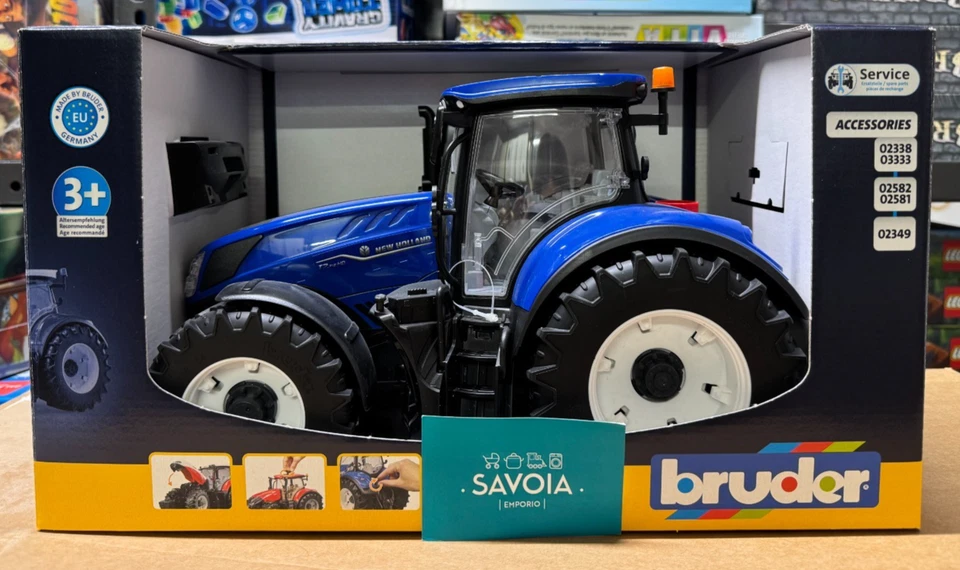 BRUDER 03120- scala 1:16 - TRATTORE NEW HOLLAND T7.340 - NUOVO - SIGILLATO - Immagine 2 di 4
