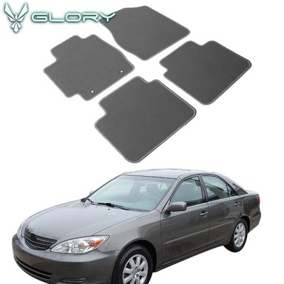 Fits 02-06 Toyota Camry Auto Floor Mats Grey Nylon Liner Front Rear Carpets 4PCS