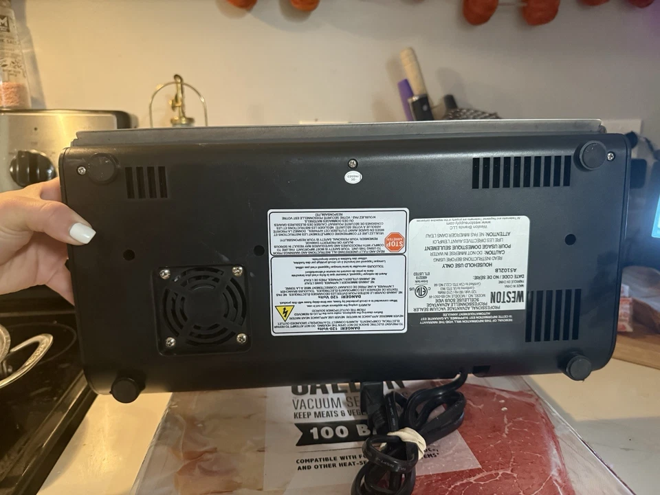 Sellador al vacío Weston 65-0501-W Professional Advantage ¡con bolsas incluidas! Foto 4 de 4