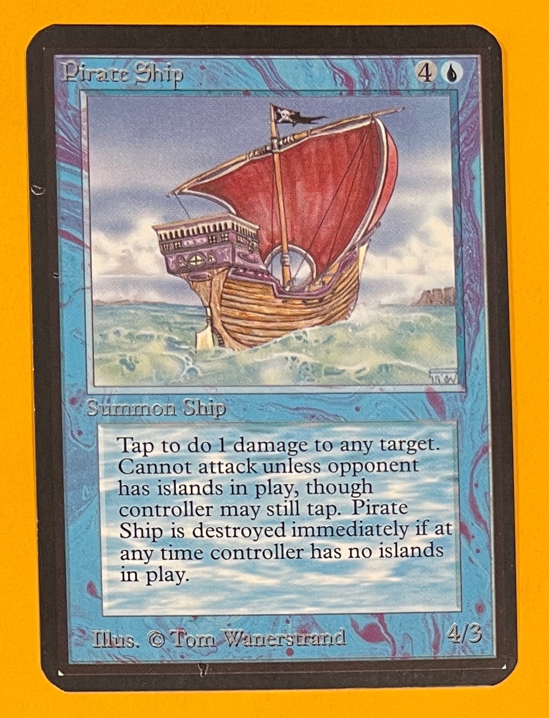 MTG PIRATE SHIP Alpha (OldManMTG 013-419)