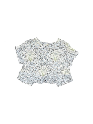 Jottum Girls Silver Short Sleeve Blouse 4