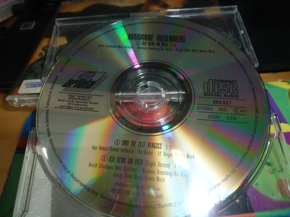 Marianne Rosenberg Maxi-CD Ich denk an Dich - Bild 3 von 3