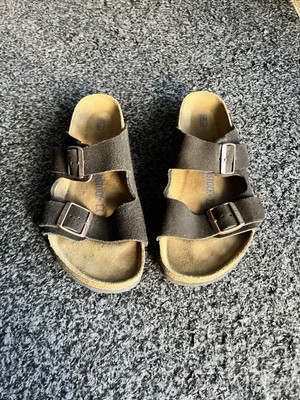 Birkenstock Unisex Arizona Soft Footbed Suede Leather Sandals - Mocha M8 W11