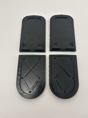 487450 salomon ski boot heels pair Salomon Symbio Ski Boot Heel and Toe Replacement Pairs - 3D Printed