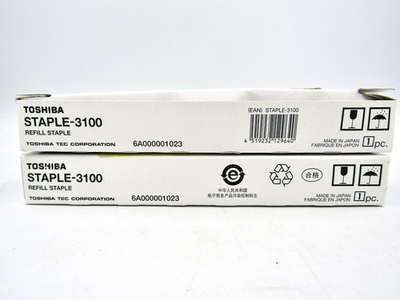 #ad 2X Genuine Toshiba 6A000001023 Staple 3100 Staple 3100 Refill Staples NEW $39.95