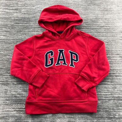 GAP Kids Hoodie Size S (6-7) Youth Pullover Hooded Sweatshirt Red