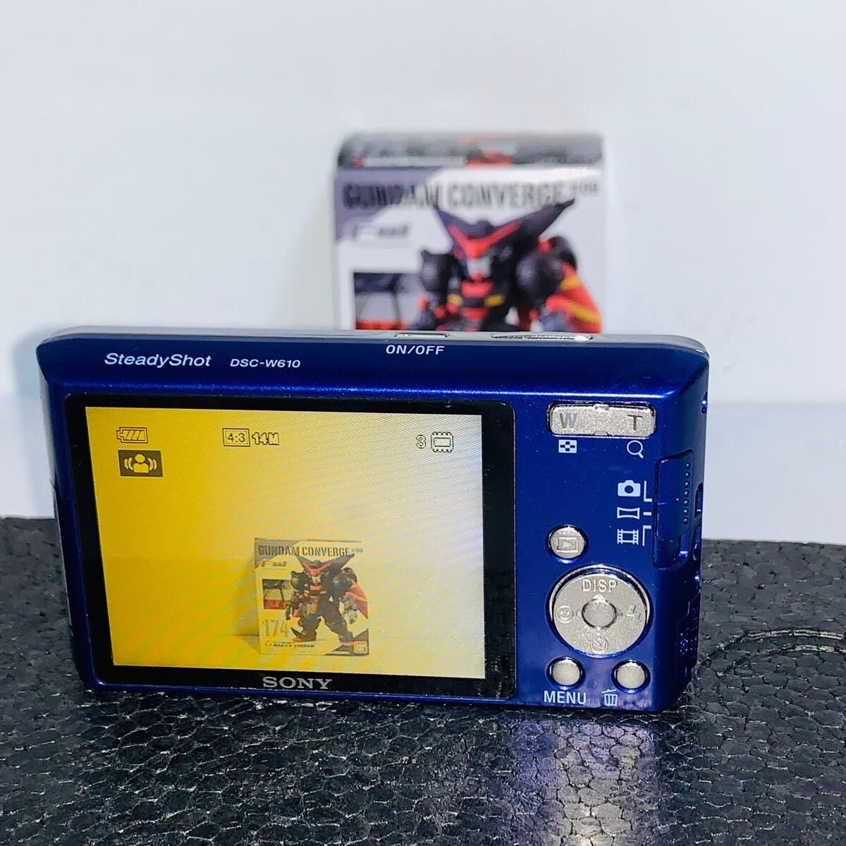 SONY SteadyShot DSC-W610 青 ブルー Sony Cyber-shot DSC-W610 Digital Camera W/Battery Charger