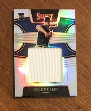 Kyle Muller 2022 Select Rookie Jumbo Patch Silver Prizm Athletics Braves /250 RC